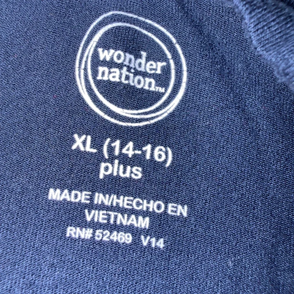 Wonder‎ Nation Swing Dress Girls XL 14-16 Plus Blue Excellent Sleeveless Pockets